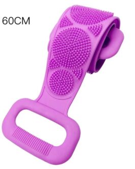 Silicone Body Scrubber Back Massage Exfoliating Sponge Bathroom Bath Brush