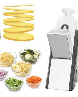 Mandoline Vegetable Cutter Chopper Adjustable Multi-function Drum Cutter Vertical Vegetable Cutter