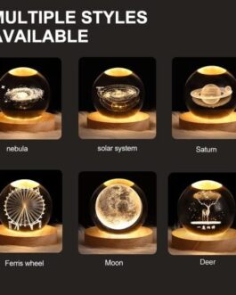 Crystal Ball Galaxy Lamp