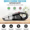 Hand Vacuum Cordless With High Power, Mini Vacuum Cleaner Handheld Rechargeable For Home And Car Cleaning