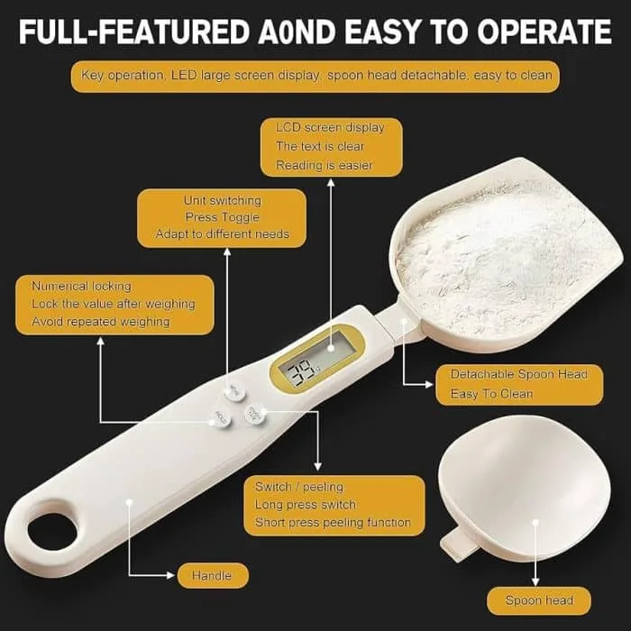 electronic measuring spoon